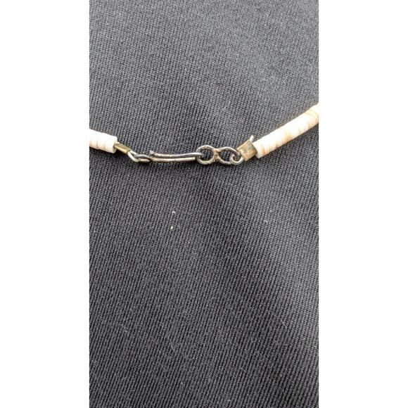 Stunning Zuni Native American Multicolored Bird Fetish Heishi Bead Necklace 16” - Picture 4 of 5